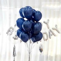 PS111 - 12 inch night blue ink blue balloon